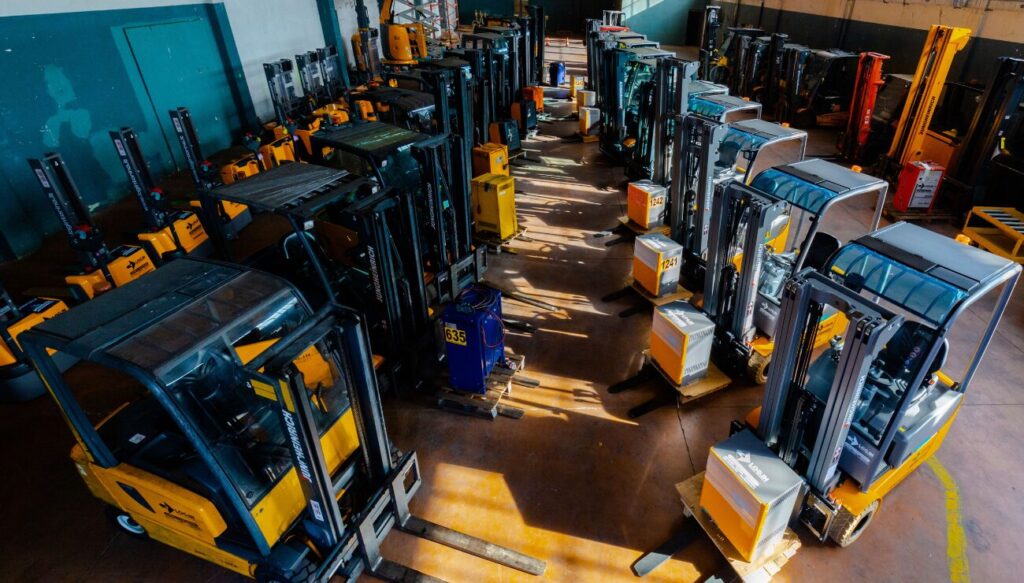 Manutenzione batteria carrello elevatore